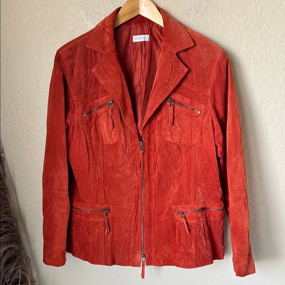 Bonita vintage suede rust jacket - Picture 2 of 10